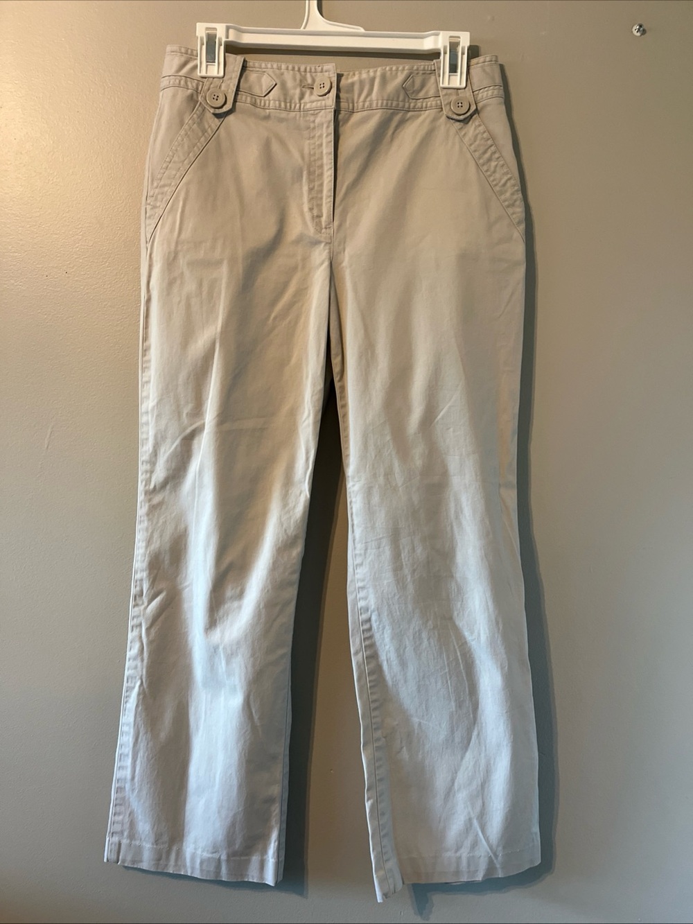 Women’s Talbots Stretch Khaki Beige Pants Size 6
